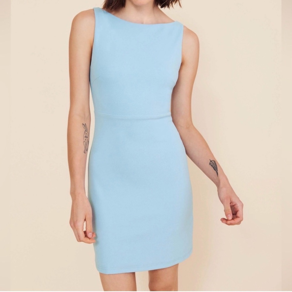NWT Sleeveless Light Blue Sheath Dress